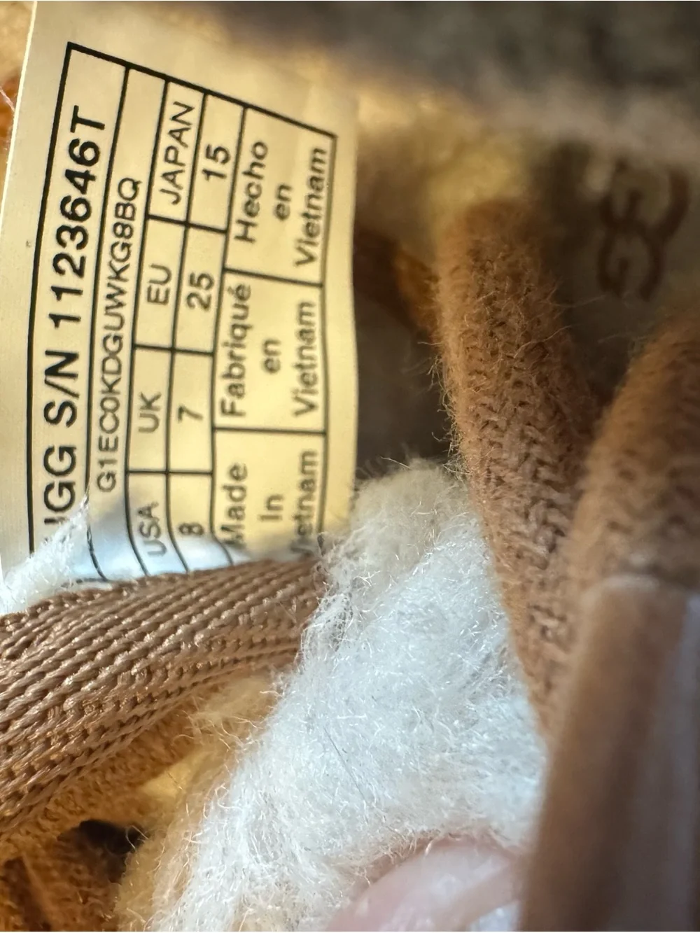 UGG Kids Chestnut Suede Ankle Boots with Rainbow Logo Panel